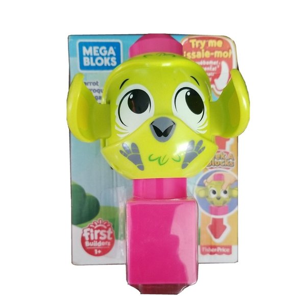 Mega Bloks Toys Mega Bloks First Builders Peek A Blocks Parrot Bird